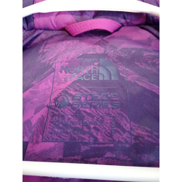 Women’s North Face Steep Series Windstopper 700 Goose Down Jacket Magenta Small - Picture 5 of 12